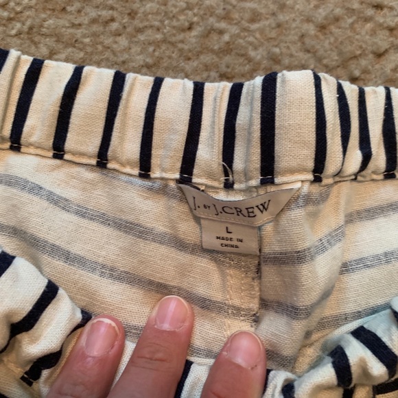 J. Crew striped drawstring short - Picture 2 of 3